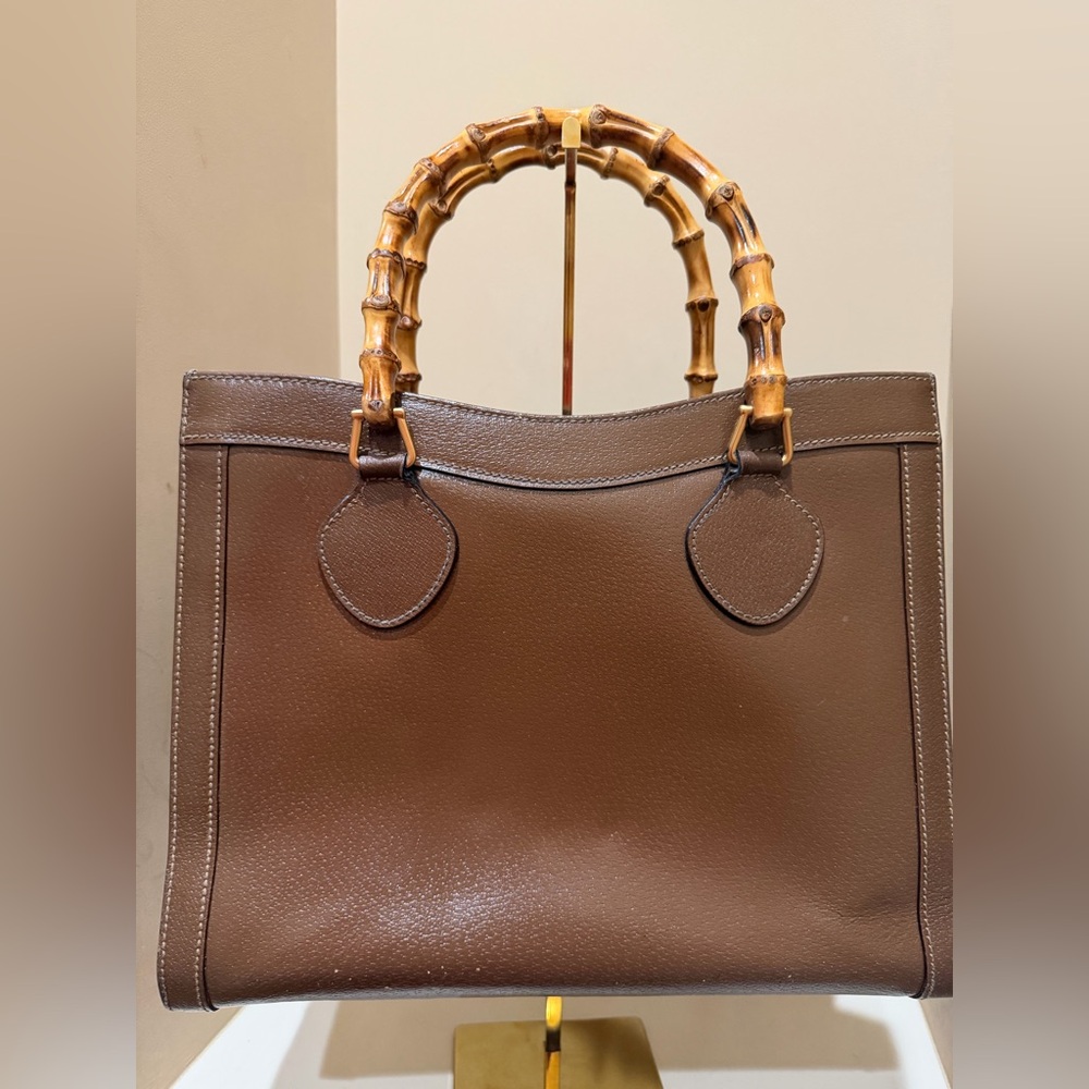 Gucci Diana Brown Leather Handbag-please read for condition - Picture 3 of 16